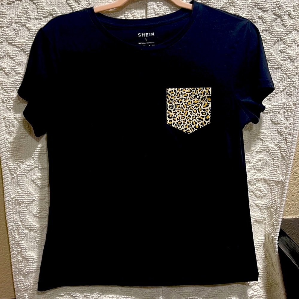 Black shirt with print